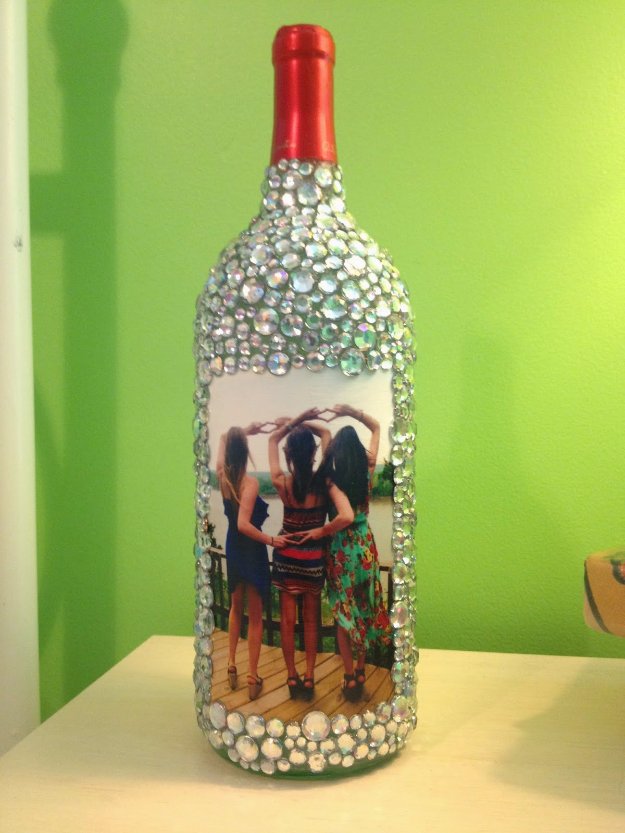 Rhinestone-wine-bottle-picture-frame