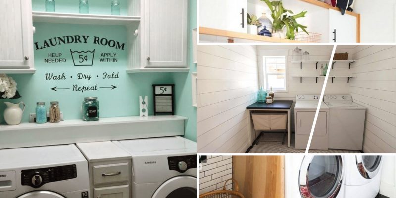 Storage ideas for laundry room