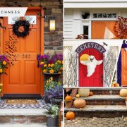Ways to decorate your front door for halloween
