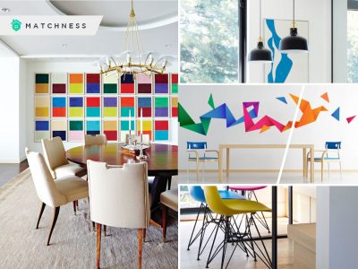 Clorful but minimalist home decorations