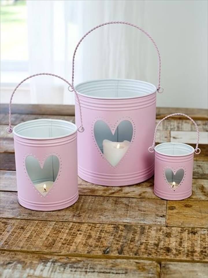 Heart-candle-tins