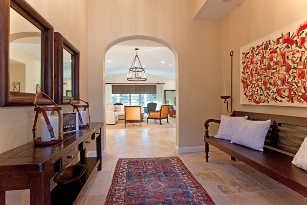 Kilim-rug-entryway