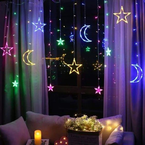Moon-star-led-string-lights-for-christmas