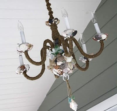 Seashell-chandelier