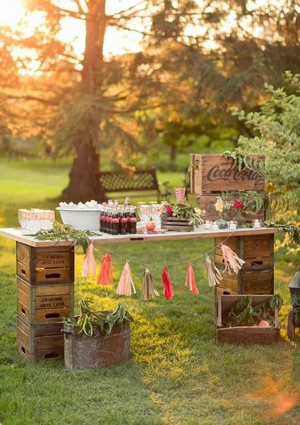 Simple-diy-outdoor-party-station