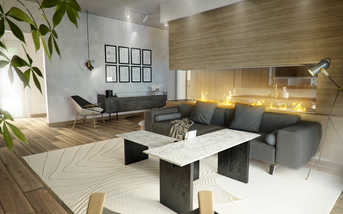 Wood-and-grey-living-room-with-textured-touches