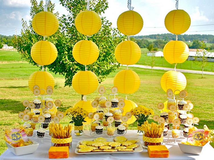 Yellow-color-theme-garden-party-decor-ideas