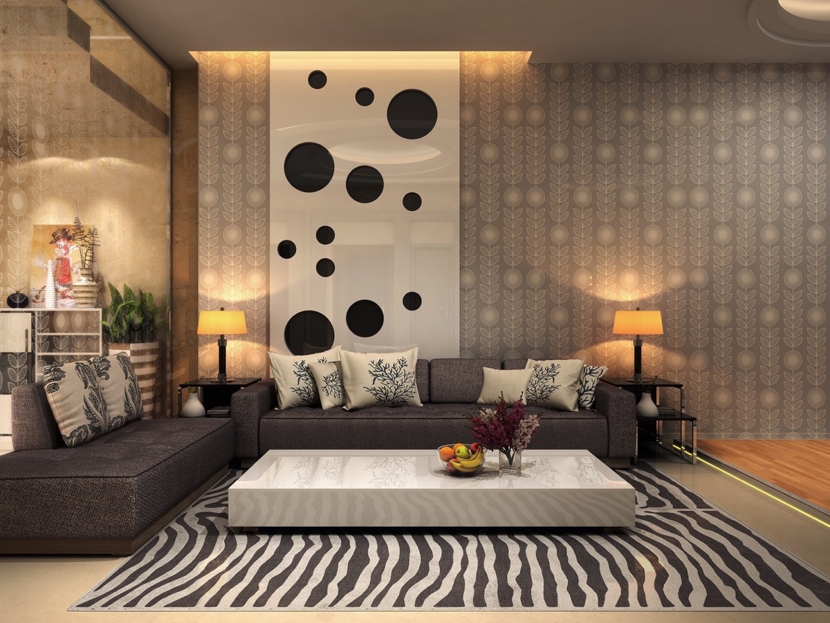 Zebra-rug-spotty-artwork-animal-living-room