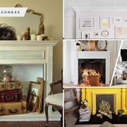 10 faux fireplace ideas for winter home decor