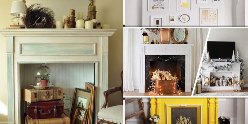 10 faux fireplace ideas for winter home decor