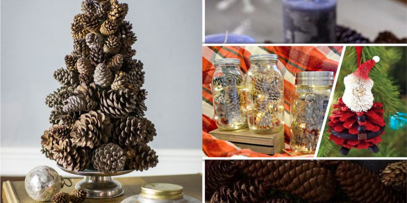 10 ideas in presenting winter pinecone decor2