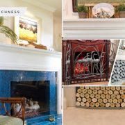 15 fireplace screen for winter decoration