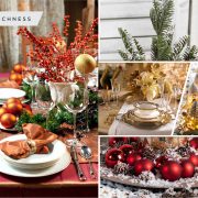 30 inviting christmas table centerpiece decors2