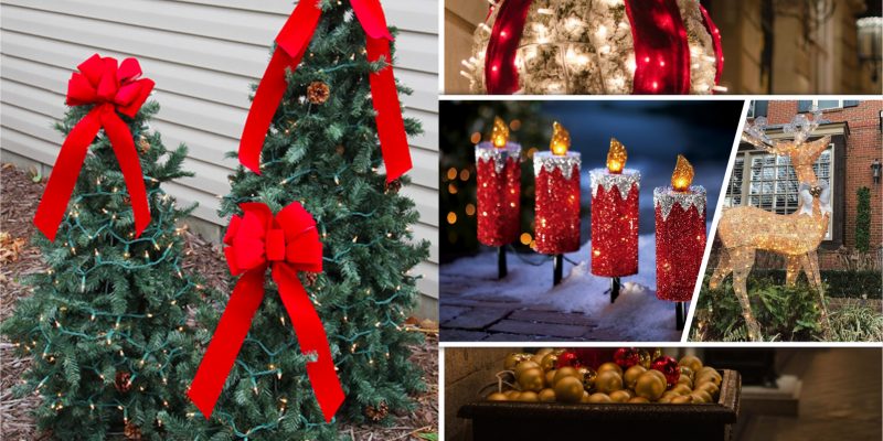 50 lighted christmas yard decors2