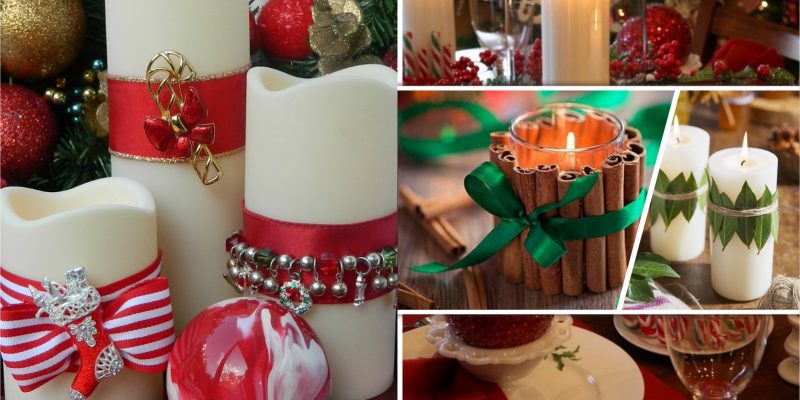 60 pretty decorative candles for winter2