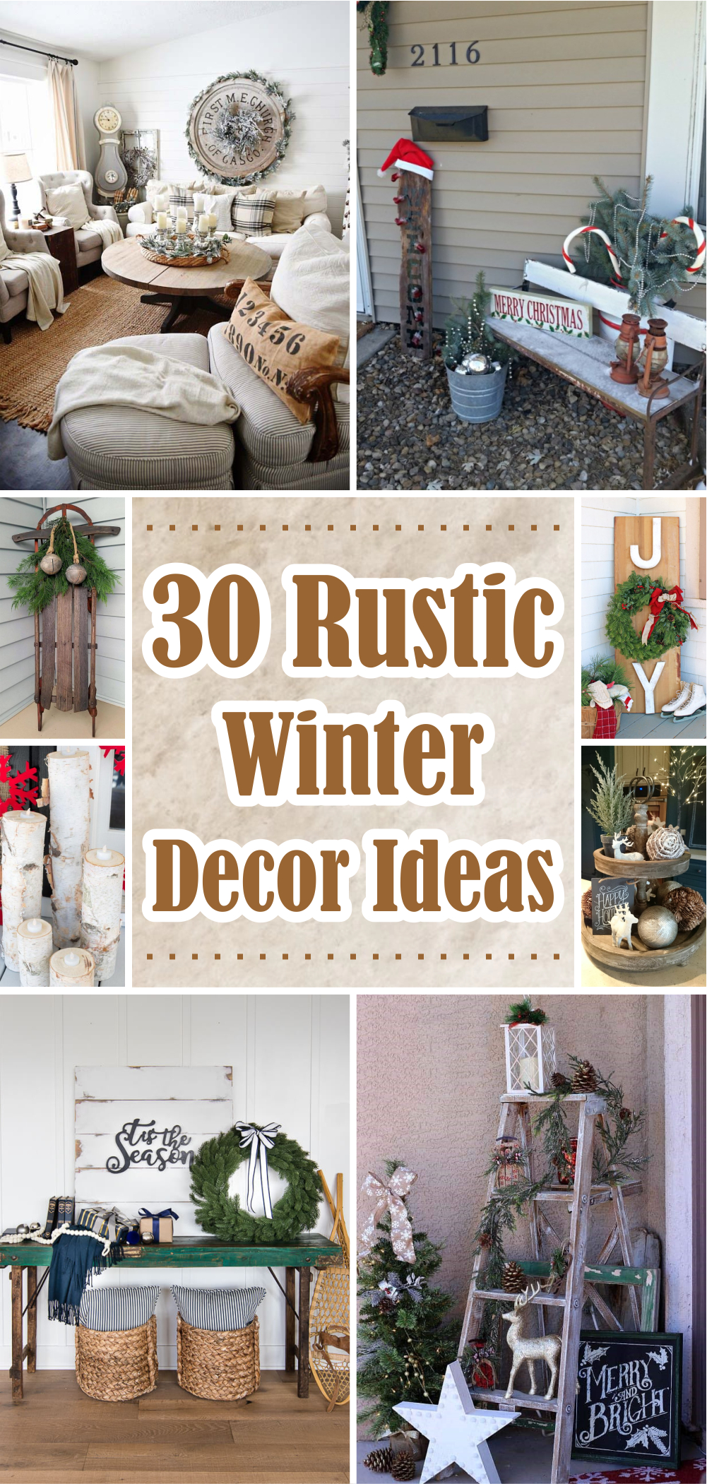 30 rustic winter decor ideas1