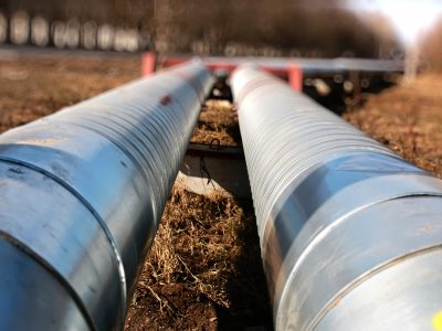 Pipes in the street