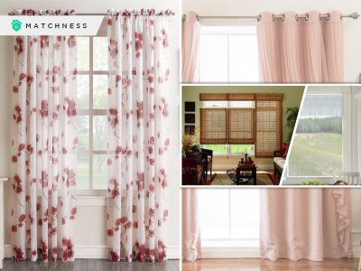 Aesthetic curtain ideas for large windows that offer more sunlight and house airier fi