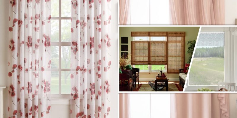 Aesthetic curtain ideas for large windows that offer more sunlight and house airier fi