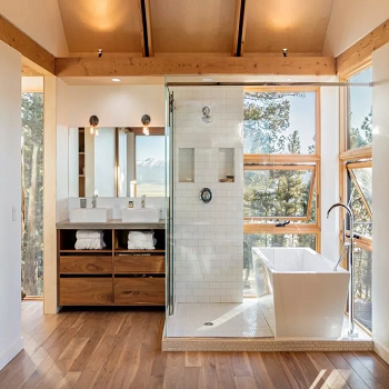 All in one shower and bath Utilitarian Bathroom Design Ideas You Want To Copy For 2022