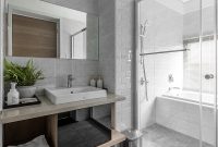 Bathroom in industrial home theme