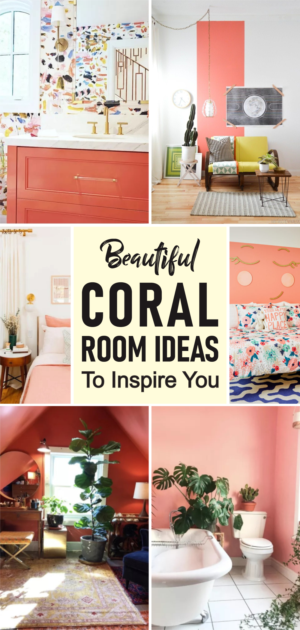 Beautiful coral room ideas to inspire you for your next decoration 1