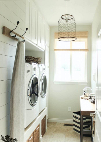 Chicken wire lampshade Laundry Room Lighting Ideas For New Space To Look