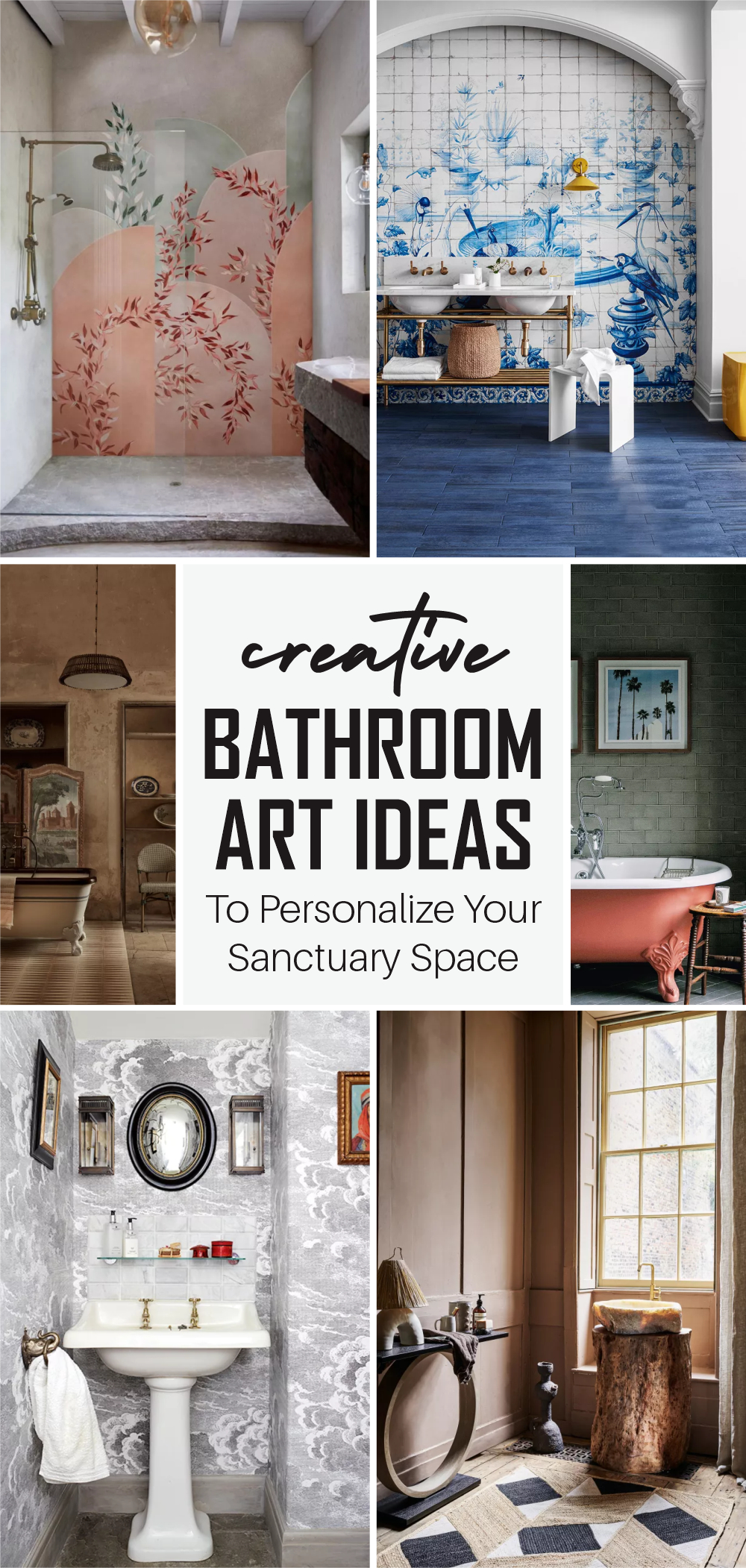 Creative bathroom art ideas to personalize your sanctuary space 1