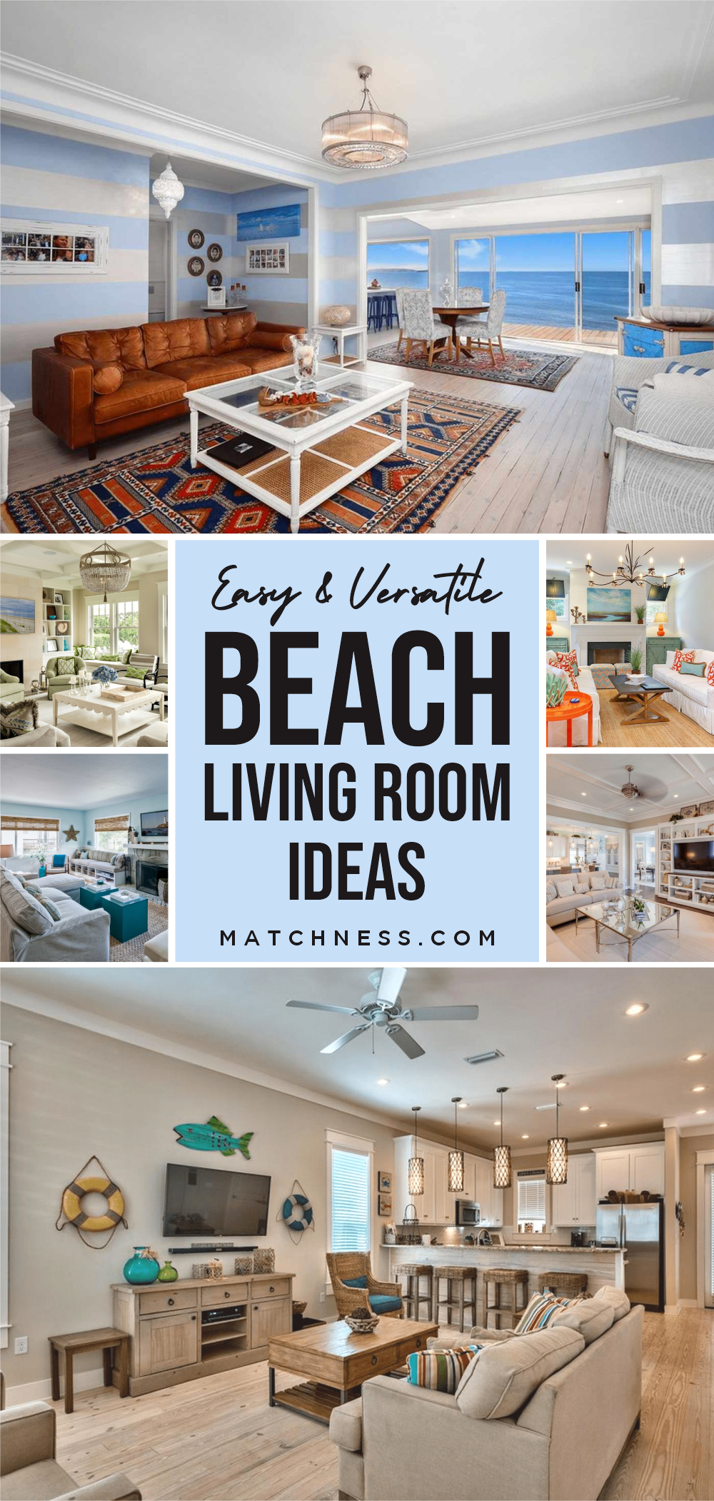 Easy and versatile beach living room ideas that suit any style of home 1