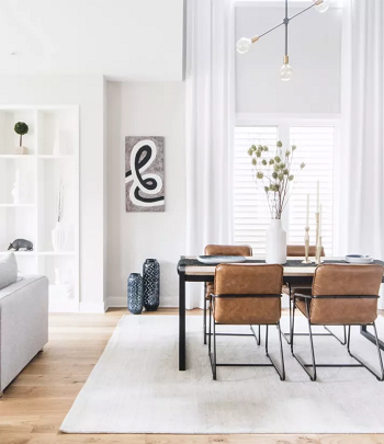 Extra-tall curtains to draw the eye upward Dining Room Curtain Ideas To Create Ambiance With Ease Perfect Touch