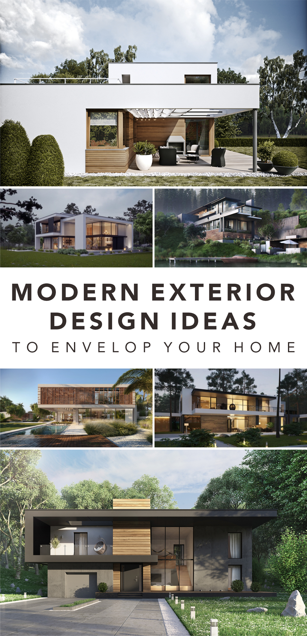 Fascinating modern exterior design ideas to envelop your home 1