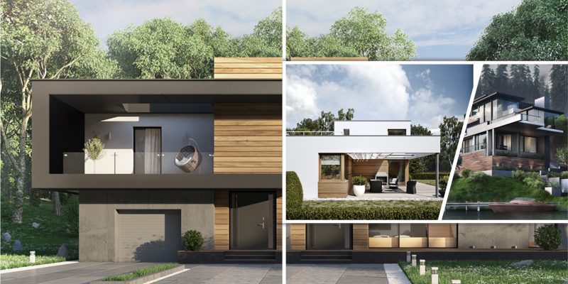 Fascinating modern exterior design ideas to envelop your home fi