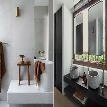 Freestanding basins Utilitarian Bathroom Design Ideas You Want To Copy For 2022