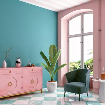 Green featuring pink Expectedly Huge Home Design Trends For 2022 That Perfectly Soothing