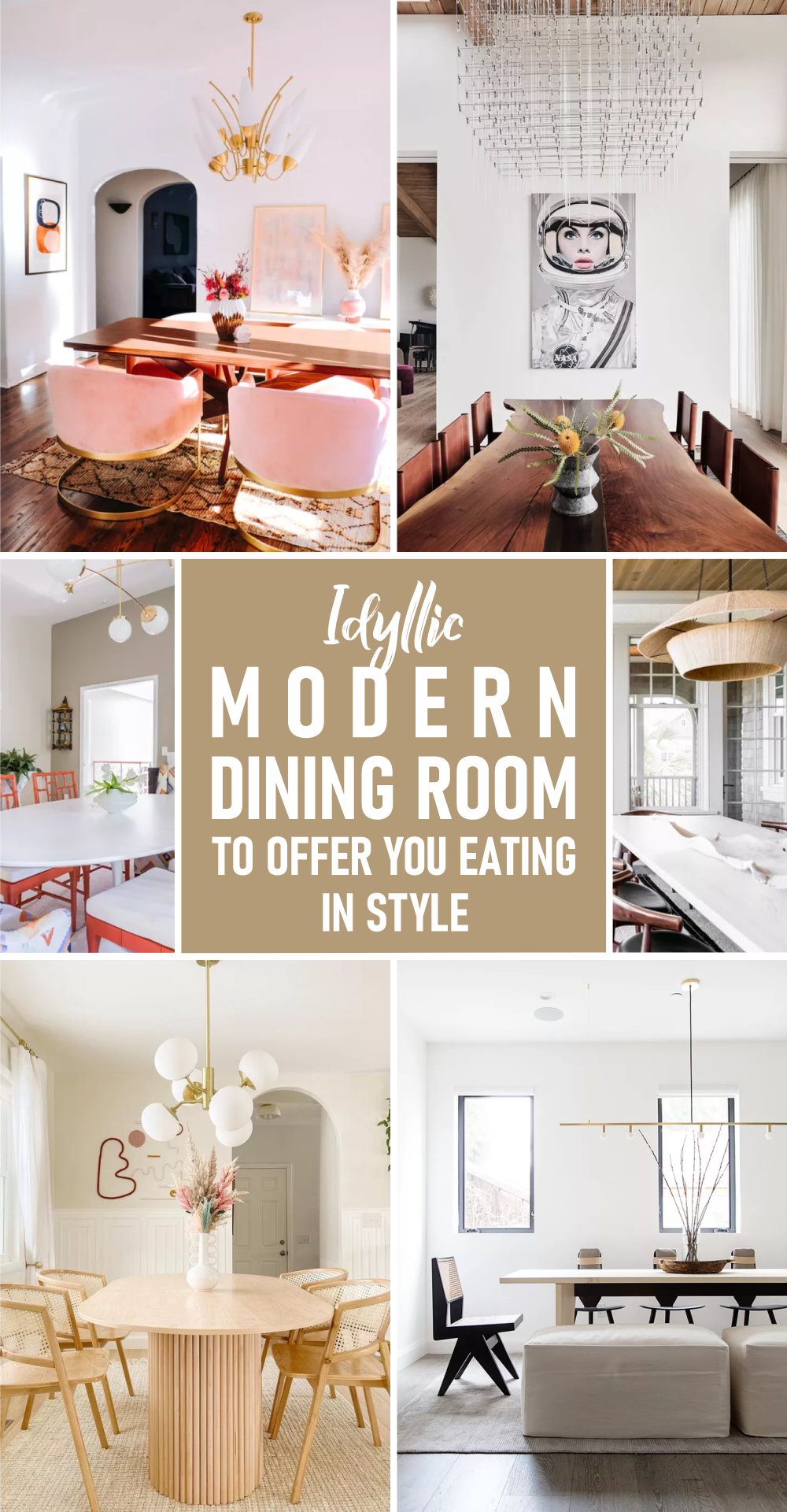 Idyllic modern dining room to offer you eating in style 1