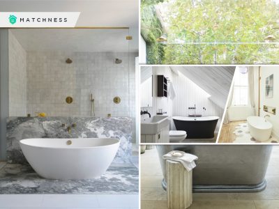 Inspiring bathroom with garden tub that offer spa-like bathing experience fi
