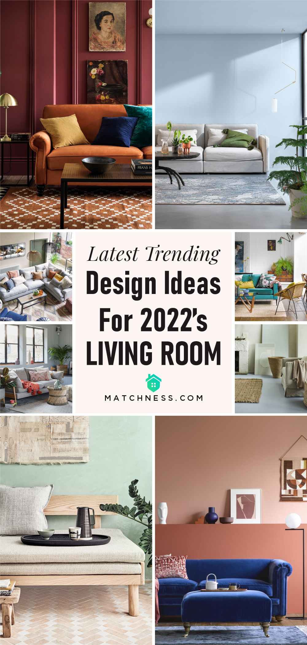 Latest trending design ideas for 2022’s living room 1