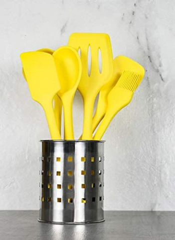 Lemon kitchen utensil set Tremendous Lemon Kitchen Décor Ideas For Extraordinary Look