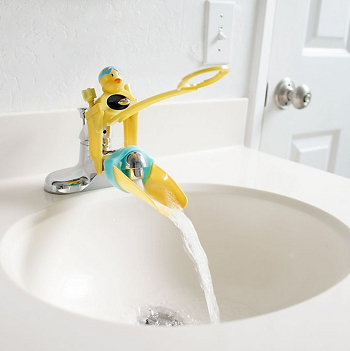 Make everything accessible Funniest Bathroom Decoration To Entertain Your Kids During Bath Time