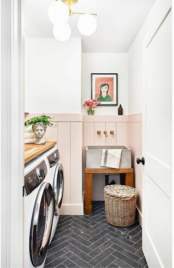 Mid century modern Laundry Room Lighting Ideas For New Space To Look