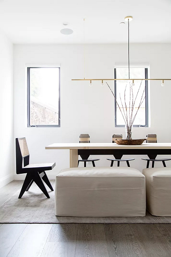 Minimalist dining room Idyllic Modern Dining Room To Offer You Eating In Style