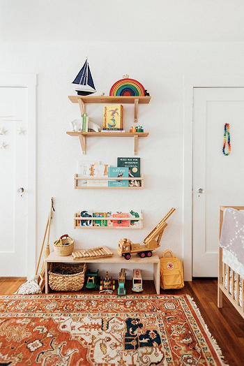 Nothing can fall organization Baby Nursery Storage Ideas And Organization Tips To Get The Room Ready