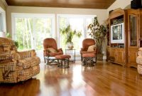 Oak hardwood flooring