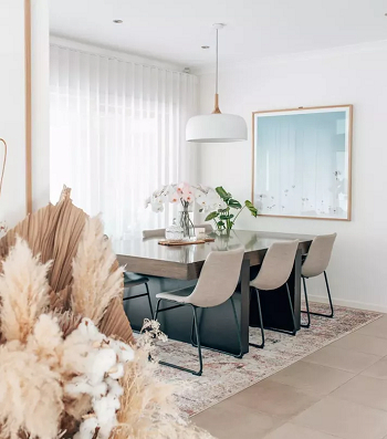 Panel curtain for privacy Dining Room Curtain Ideas To Create Ambiance With Ease Perfect Touch