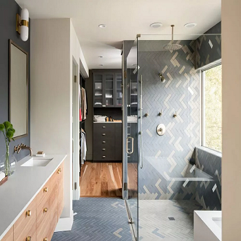 Shade of blue Utilitarian Bathroom Design Ideas You Want To Copy For 2022