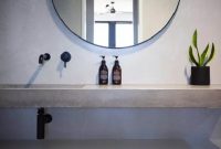Simple concrete sink design