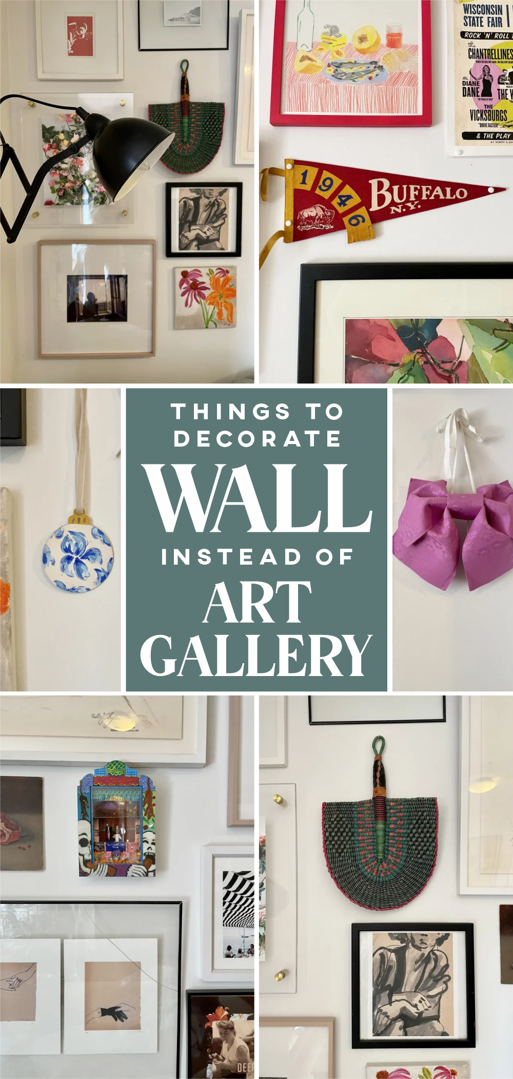 Things to decorate wall instead of art gallery 1