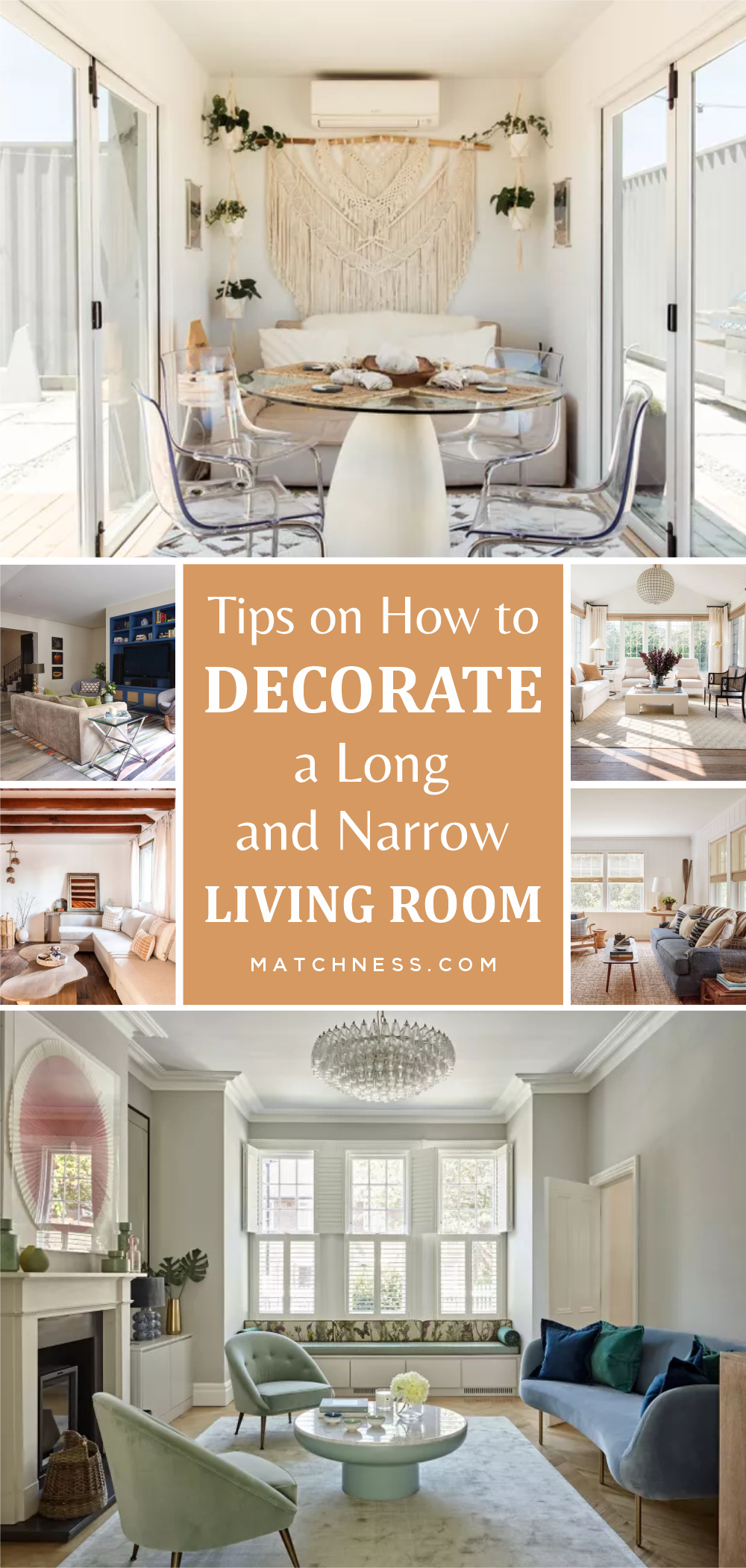 Tips on how to decorate a long and narrow living room 1
