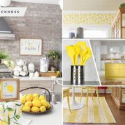Tremendous lemon kitchen décor ideas for extraordinary look fi