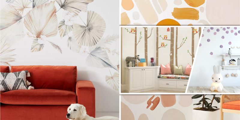 Undeniably astounding wall decal ideas for your living room fi